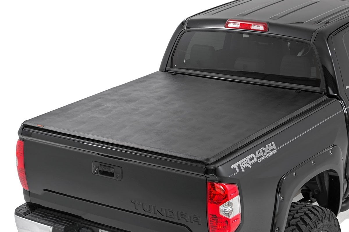 Soft Tri-Fold Bed Cover | 5&#39;7&quot; Bed | Toyota Tundra 2WD/4WD (2007-2024)