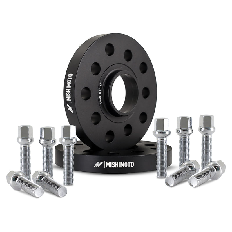 Mishimoto Wheel Spacers - 5x112 - 57.1 - 15 - M14 - Black - MMWS-009-150BK