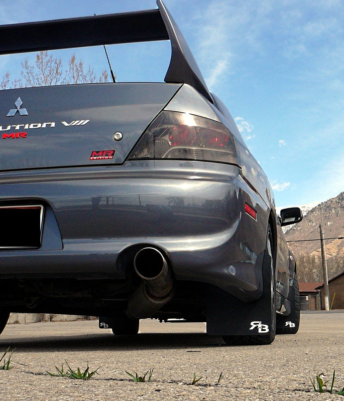 RokBlokz - Mitsubishi Lancer EVOLUTION VIII, IX 2003-2007 (EVO 8/9) Rally Mud Flaps