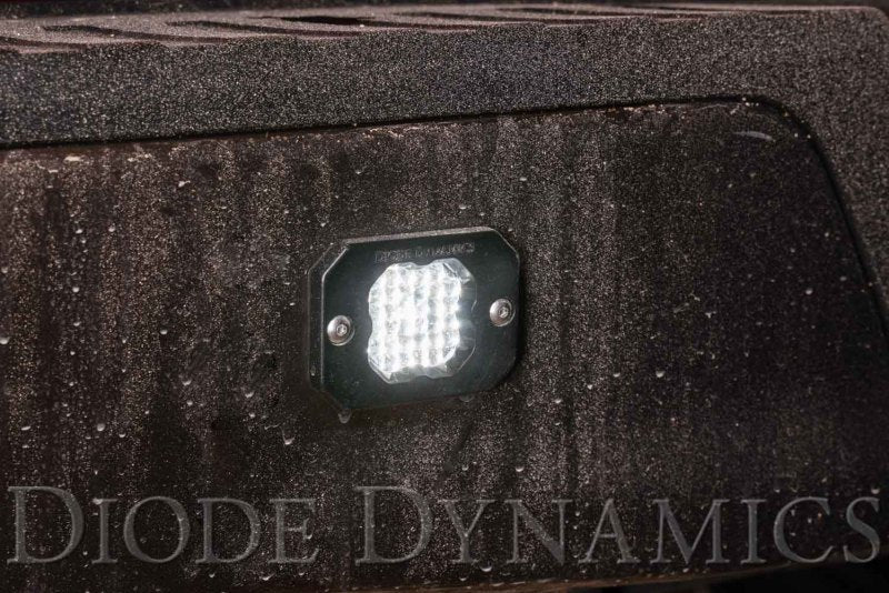 Diode Dynamics Stage Series C1 LED Pod Pro - White Flood Flush ABL (Pair) - DD6475P