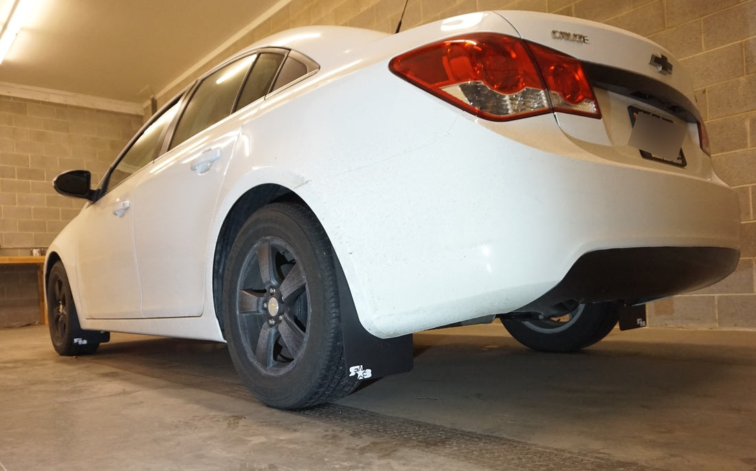 10-16 Chevrolet Cruze FT Rokblokz Rally Mud Flaps in Original