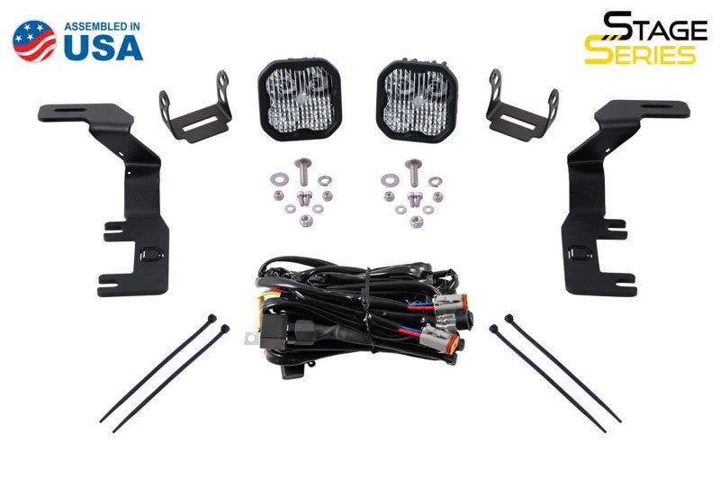 Diode Dynamics 15-21 Colorado/Canyon SS3 LED Ditch Light Kit - Sport White Combo - DD6646