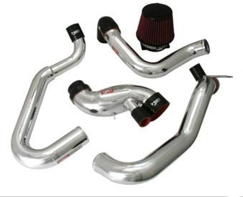 Injen 03-06 Evo 8/9/MR Cast Aluminum Intake System w/ Full Intercooler Piping Polished Short Ram Int - SP1898P