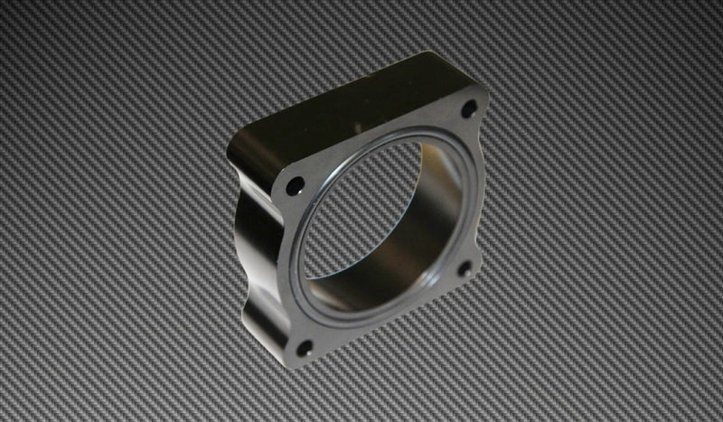 Torque Solution Throttle Body Spacer 2013 Ford Focus ST - Black - TS-TBS-022B