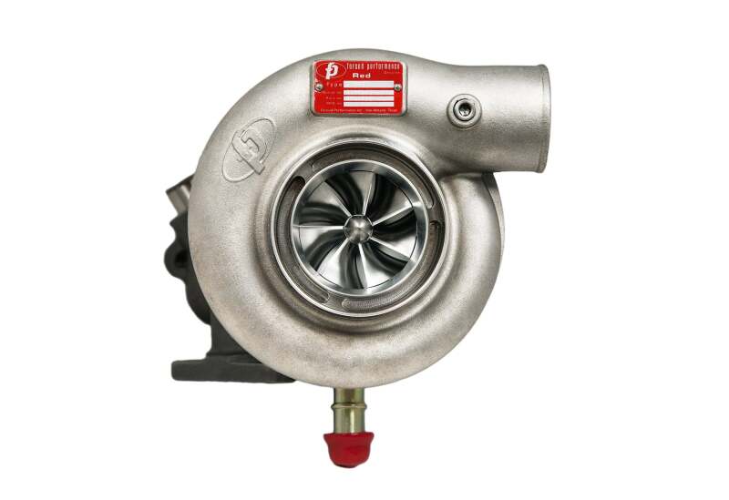 Forced Performance Subaru STi/WRX Red Turbocharger 84mm CH8CM Turbine Housing Internal WG w/Oil Line - 2025130