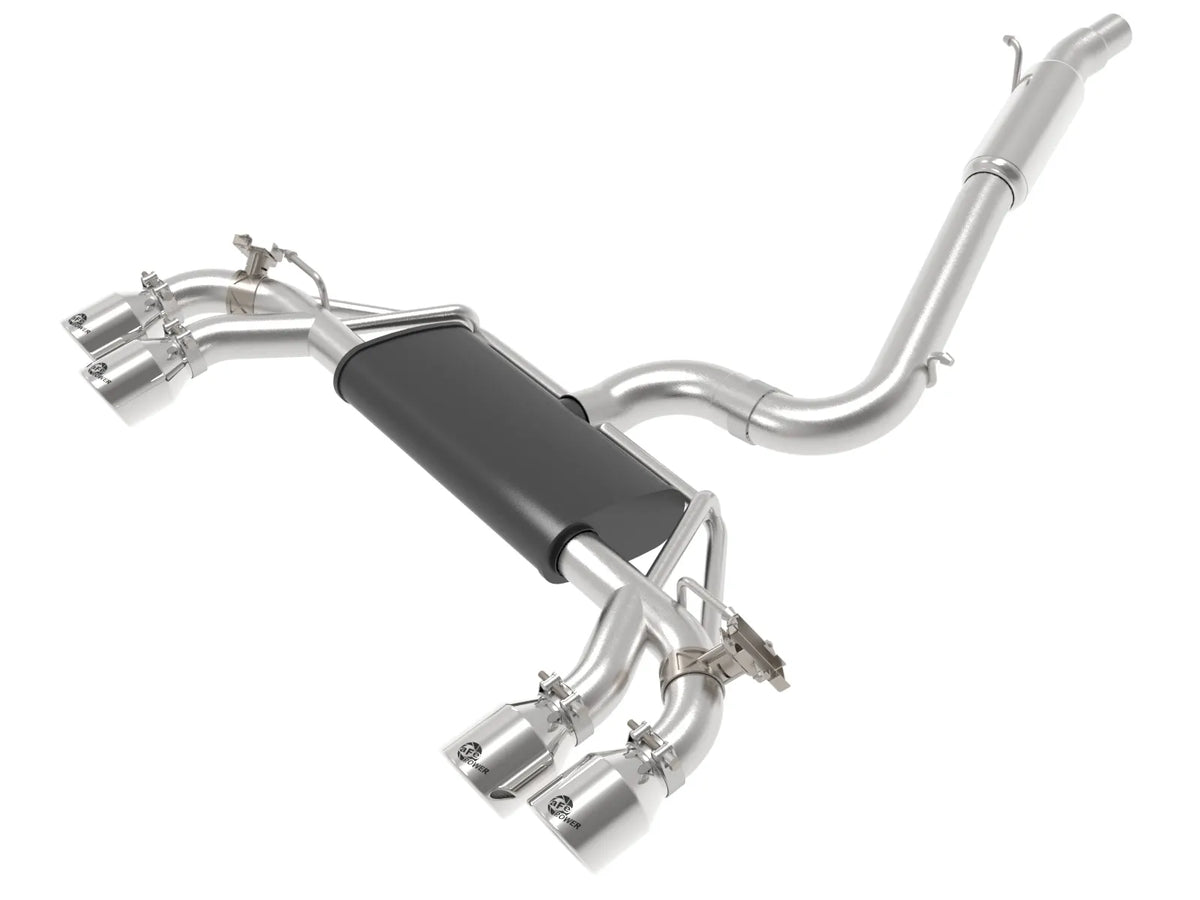 afe POWER MACH Force-Xp 15-19 Volkswagen Golf R L4-2.0L(T) 304 SS Cat-Back Exhaust System - Polished