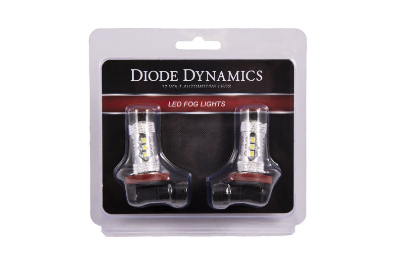 Diode Dynamics H8 XP80 LED - Cool - White (Pair) - DD0187P