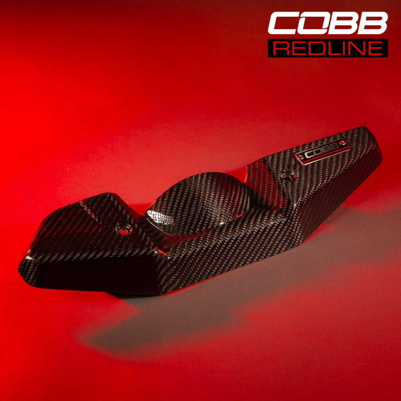 Cobb 08-20 Subaru STI/08-14 Subaru WRX Redline Carbon Fiber Alternator Cover - Gloss Finish - 422600