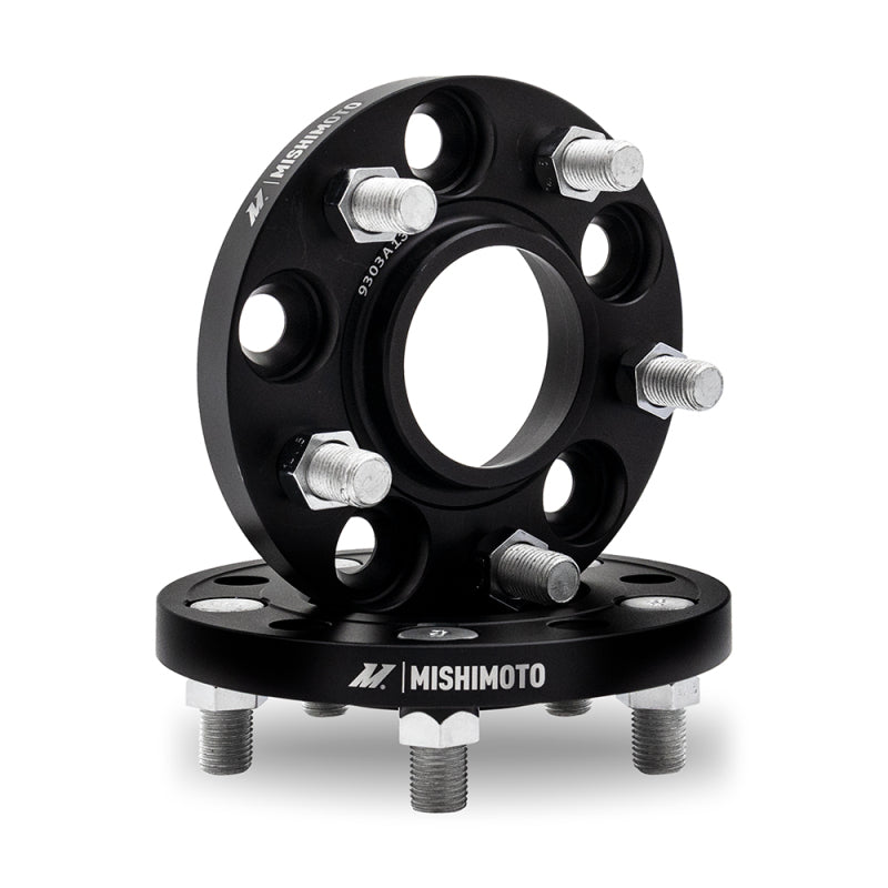 Mishimoto Wheel Spacers - 5x112 - 57.1 - 20 - M14 - Black - MMWS-009-200BK