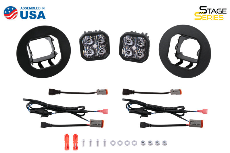 Diode Dynamics SS3 Max Type GM-5 Kit ABL - Yellow SAE Fog - DD7042