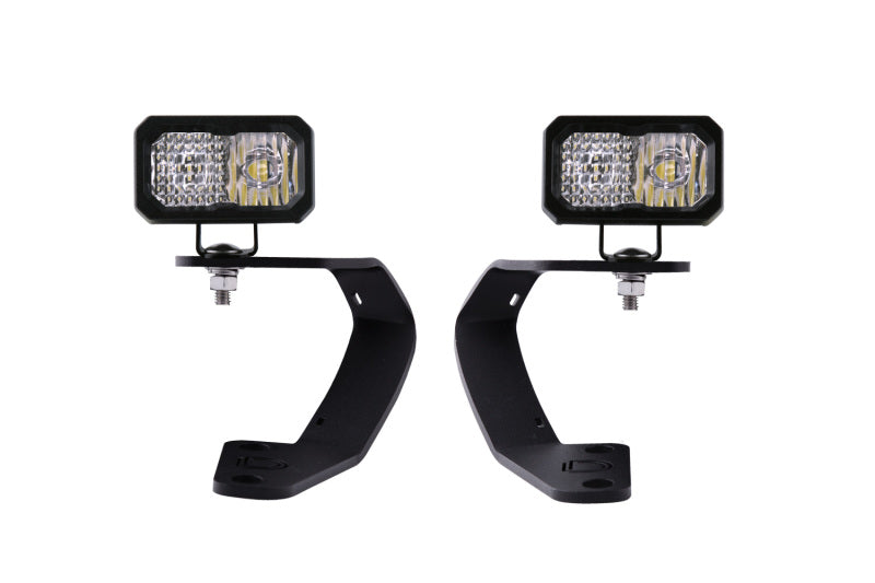 Diode Dynamics 10-21 Toyota 4Runner Stage Series 2in LED Ditch Light Kit - Pro White Combo - DD6752