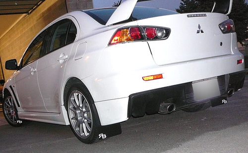 RokBlokz - Mitsubishi Lancer EVOLUTION X, Evo X 2008-2016 Rally Mud Flaps