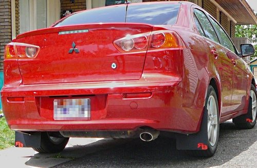 RokBlokz - Mitsubishi Lancer Ralliart, OZ Rally 2008-2017 Rally Mud Flaps