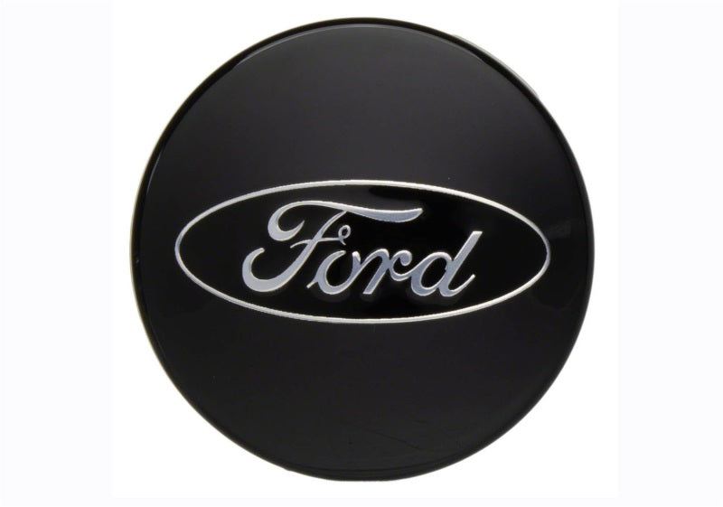 Ford Racing Car Black and Chrome Wheel Cap - M-1096K-BCC