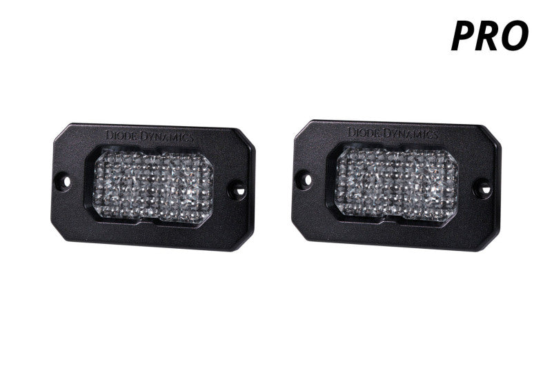 Diode Dynamics Stage Series 2 In LED Pod Pro - White Fog Flush ABL (Pair) - DD6432P