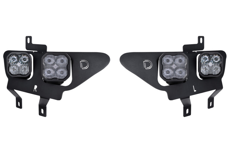 Diode Dynamics 21-22 Ford F-150 SS3 LED Fog Pocket Kit - White Pro - DD7312