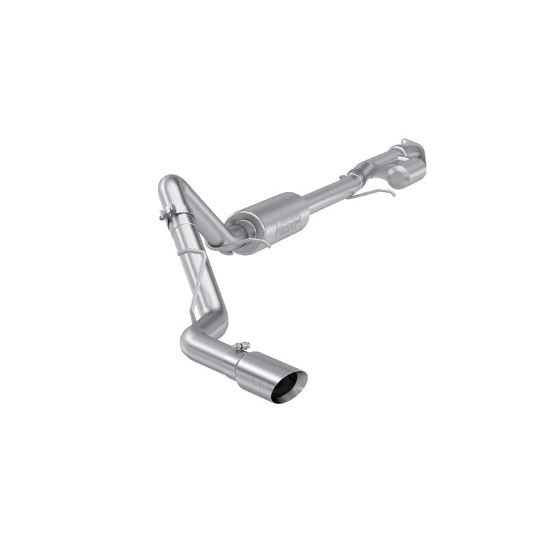 MBRP 19-24 GM 1500 Silverado/Sierra 2.7L T304 SS 3in Cat-Back w/ Single Side 4in Dual Wall Tip - S5019304