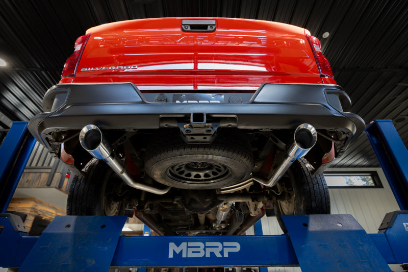 MBRP 2019+ Chevrolet Silverado 1500 / 2019+ GMC Sierra 1500 Alum. 3in Armor Lite Cat-Back Exhaust - S5021AL