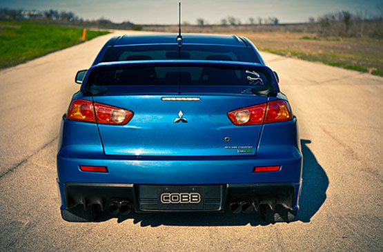 Cobb 08 Evo X 3inch Quad-Tip Catback Exhaust - 552101