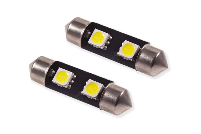 Diode Dynamics 36mm SMF2 LED Bulb - Cool - White (Pair) - DD0081P