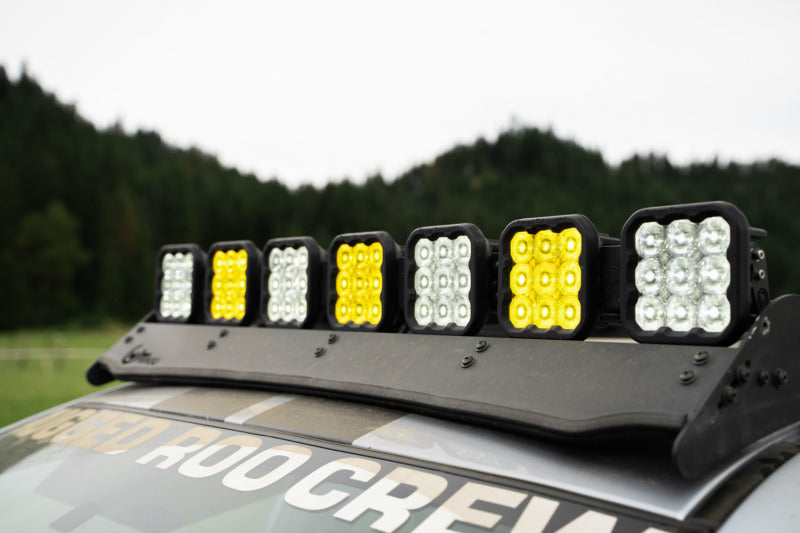 Diode Dynamics SS5 Pro Universal CrossLink 7-Pod Lightbar - Yellow Driving - DD7259