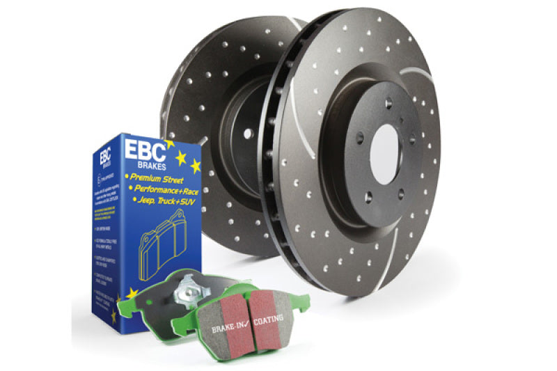 EBC S10 Kits Greenstuff Pads and GD Rotors - S10KR1172