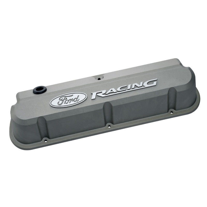 Ford Racing 289-351 Slant Edge Gray Valve Cover - 302-137