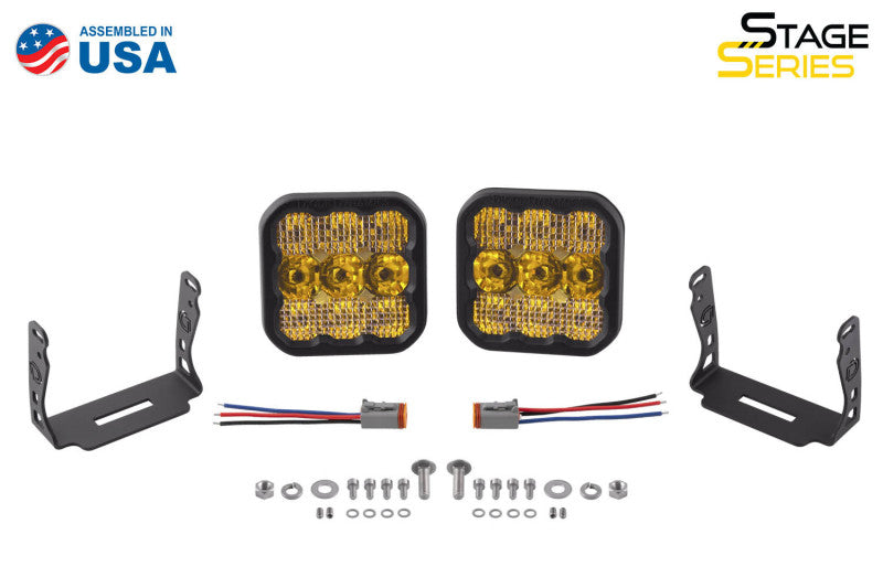 Diode Dynamics SS5 LED Pod Sport - Yellow Spot (Pair) - DD6771P