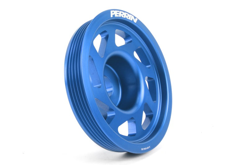 Perrin 93-11 Subaru Impreza / 04-21 STI / 02-14 WRX EJ Engines (w/o AC ONLY) Crank Pulley - Blue - PSP-ENG-102BL