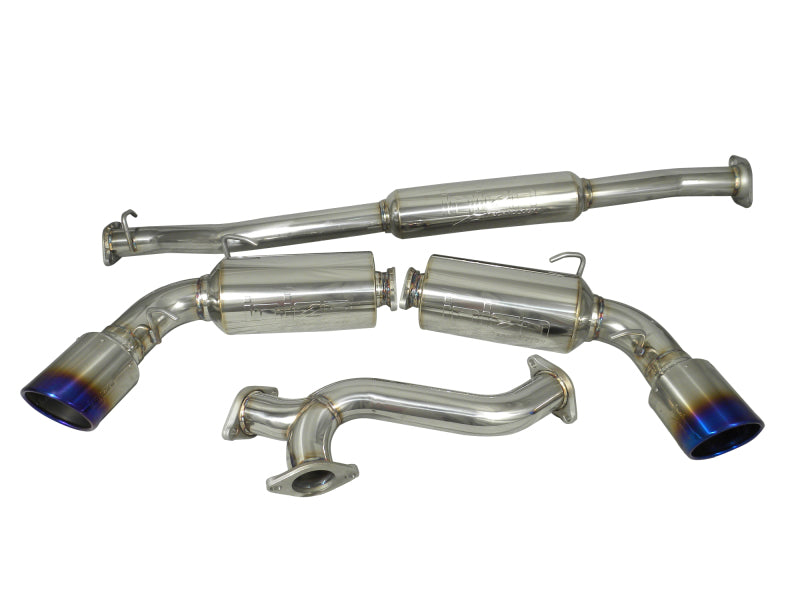 Injen 13-20 Subaru BRZ/Toyota 86 2.0L 4cyl SS CB Exhaust w/ Dual Injen Embossed Muffler - SES1230TT