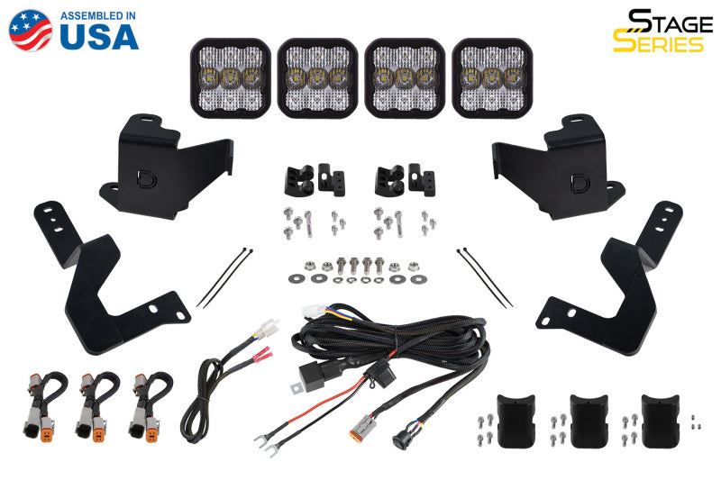 Diode Dynamics 2022 Toyota Tundra SS5 Grille CrossLink Bracket Kit - DD7406P