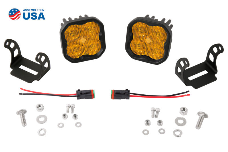 Diode Dynamics SS3 Max ABL - Yellow SAE Fog Standard (Pair) - DD6910P