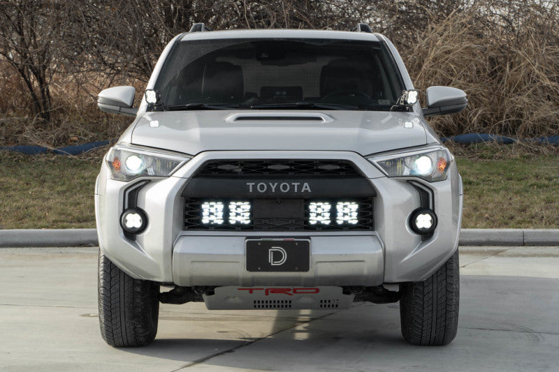 Diode Dynamics 14-23 Toyota 4Runner SS5 Stealth Grille LED 2-Pod Kit - Pro White Driving - DD7540