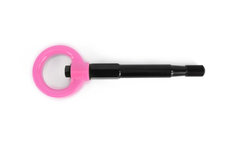 Perrin 08-14 Subaru WRX/STI Hatchback Tow Hook Kit (Rear) - Hyper Pink - PSP-BDY-250HP