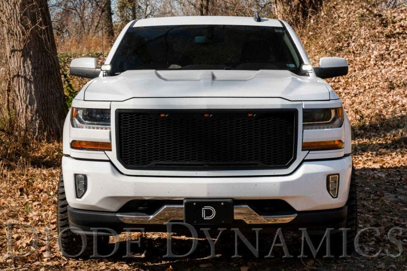 Diode Dynamics 14-19 Silverado/Sierra SSC2 LED Ditch Light Kit Sport - White Combo - DD6659