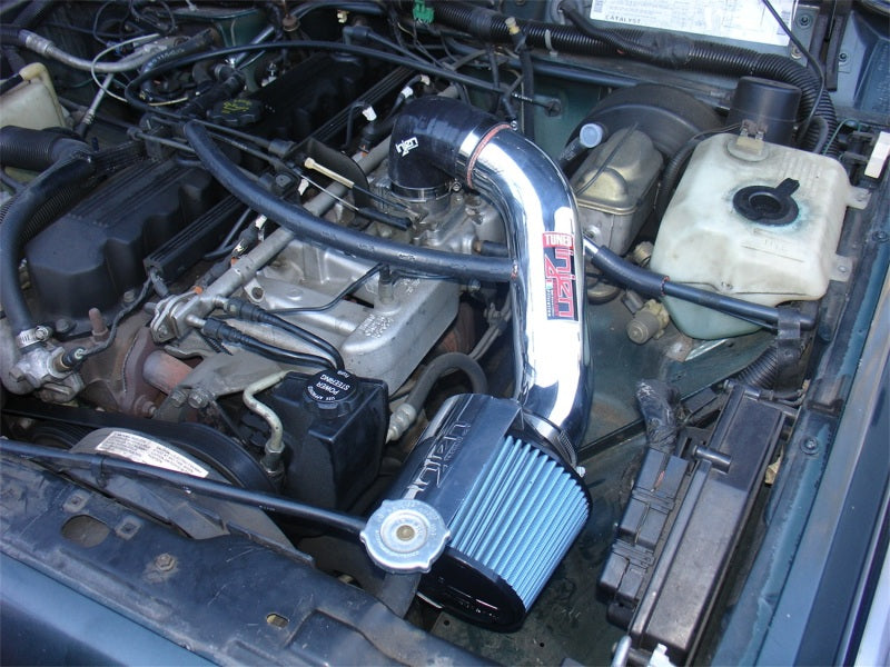 Injen 91-01 Jeep Cherokee XJ 4.0 L6 Polished Power-Flow Intake w/ MR Tech &amp; Web Nano Filter - PF5011P