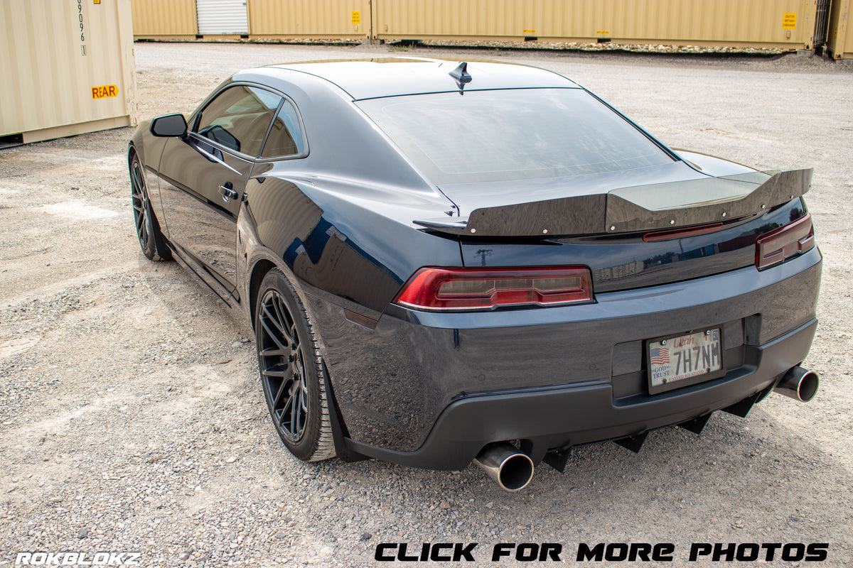 2016 Camaro FT Rokblokz Splash Guards in Black