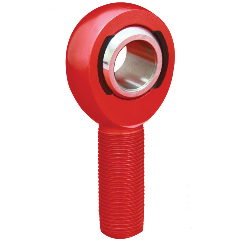 QA1 A Series Endura Rod End - Male/Left Hand - .625in Bore x 5/8-18 - Red Aluminum