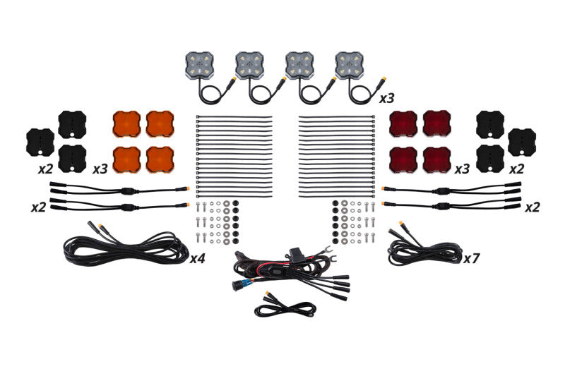 Diode Dynamics Single-Color Rock Light Installer Magnet Mount Kit (12-pack) - DD7747