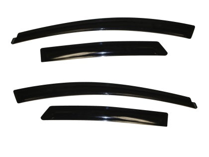 Clearance - AVS 12-18 Ford Focus Ventvisor Outside Mount Window Deflectors 4pc - Smoke