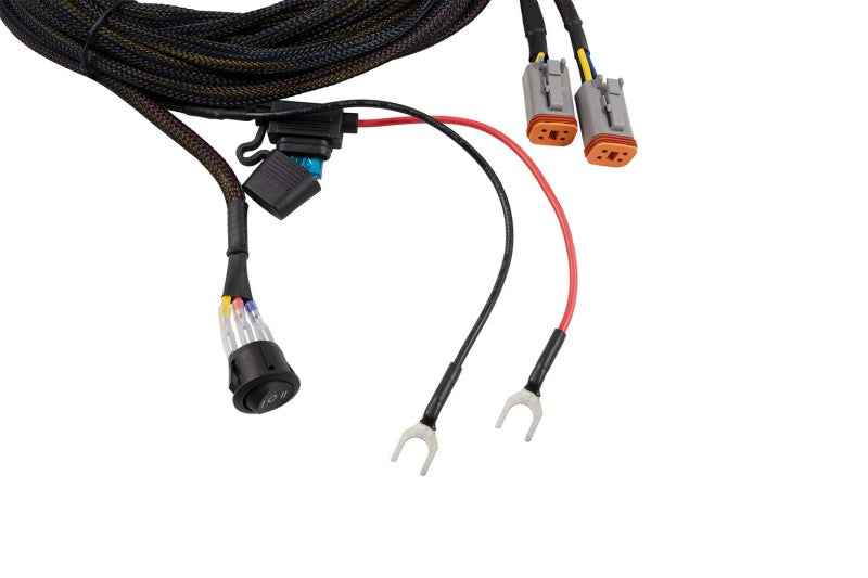 Diode Dynamics Light Duty Dual Output 3-way 4-pin Wiring Harness - DD4092