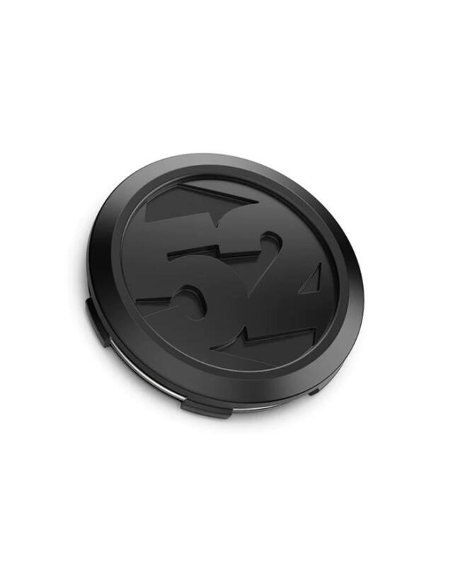 fifteen52 131mm Push Cap in Asphalt Black (Satin Black) - 52-HD-CAPP-AB