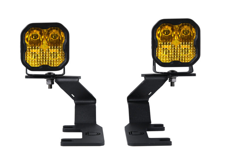 Diode Dynamics 15-21 Colorado/Canyon SS3 LED Ditch Light Kit - Sport Yellow Combo - DD6647