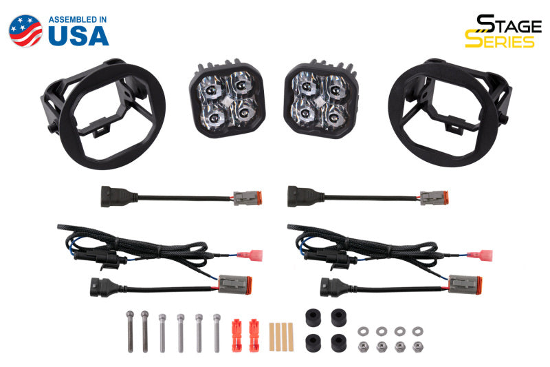 Diode Dynamics SS3 Max Type FT Kit ABL - Yellow SAE Fog - DD7026