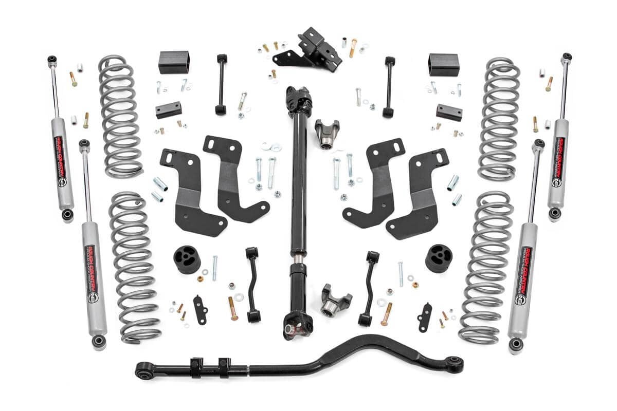 3.5 Inch lift Kit | C/A Drop | FR D/S | Jeep Wrangler Unlimited 4WD (2024)