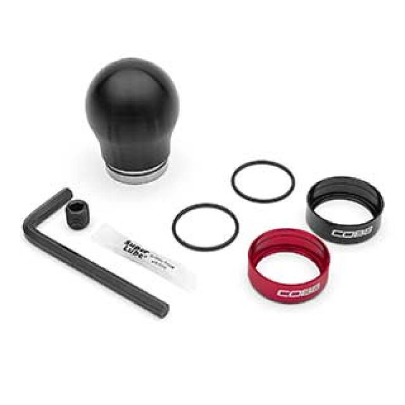 Cobb 12-16 FR-S / 2012+ BRZ / 2017+ GR86 / Focus ST+RS / Fiesta ST Short Weighted COBB Knob - Black - 291360-BK