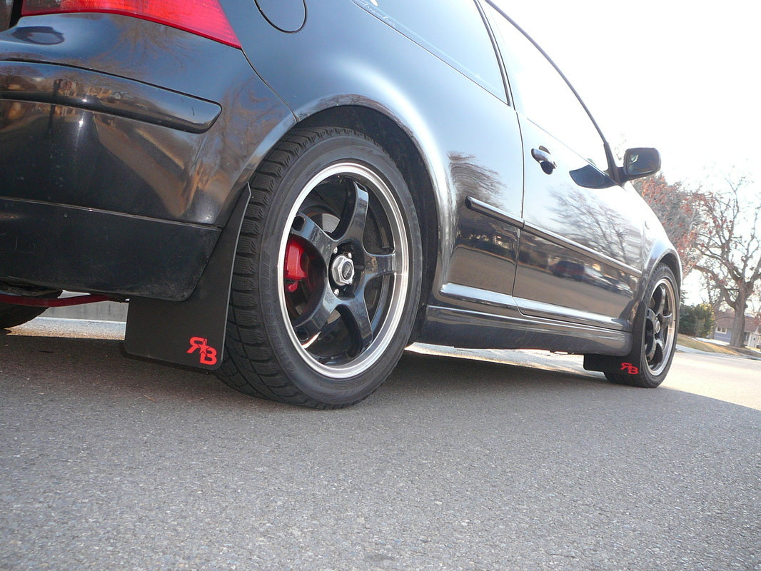 99-04 Volkswagen Golf FT Rokblokz Mud Flaps w/red logo