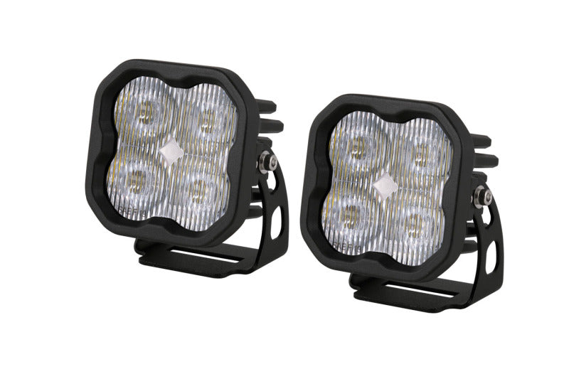 Diode Dynamics SS3 LED Pod Pro - White SAE Fog Standard (Pair) - DD6130P