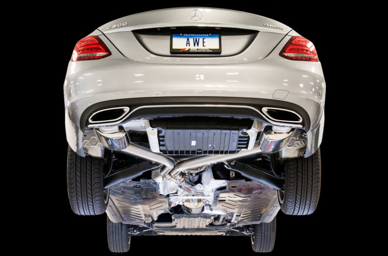 AWE Tuning Mercedes-Benz W205 C300 Touring Edition Exhaust