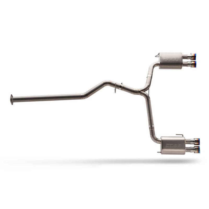 Cobb 22-24 Subaru WRX Titanium Catback Exhaust (Incl. Burnt Ti Tips) - 516160